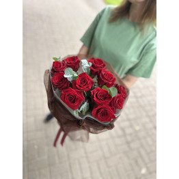 Букет красных роз 
