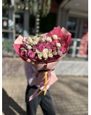 Монобукет кустовых розочек 